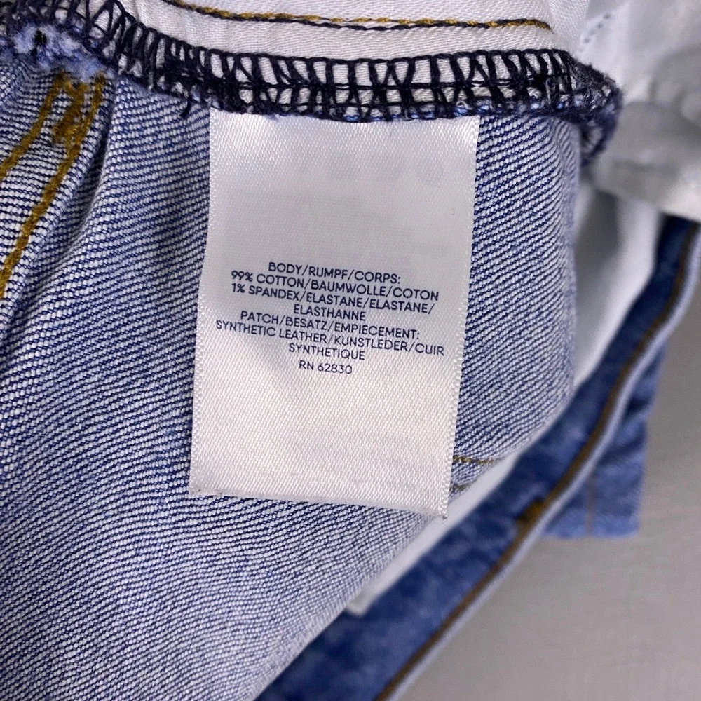 Lands End Square Rigger Jeans Mens Size 38 Blue Medium Wash Straight Stretch